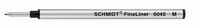 SCHMIDT - 5285 EF - RECHARGE ROLLER EXTRA FIN NOIR ou BLEU